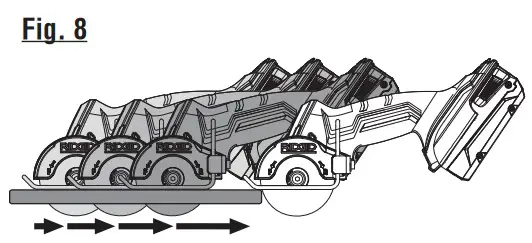 RIDGID R87547 18V SubCompact Brushless Cordless 3 Inch Multi Material Saw - fig 10