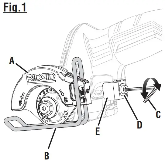 RIDGID R87547 18V SubCompact Brushless Cordless 3 Inch Multi Material Saw - fig 2