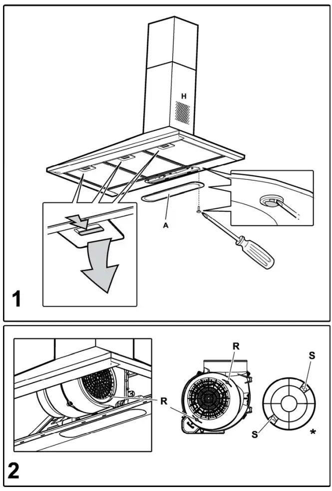 elica MISSY-LED-60 Chimney Cooker Hood - figure 1
