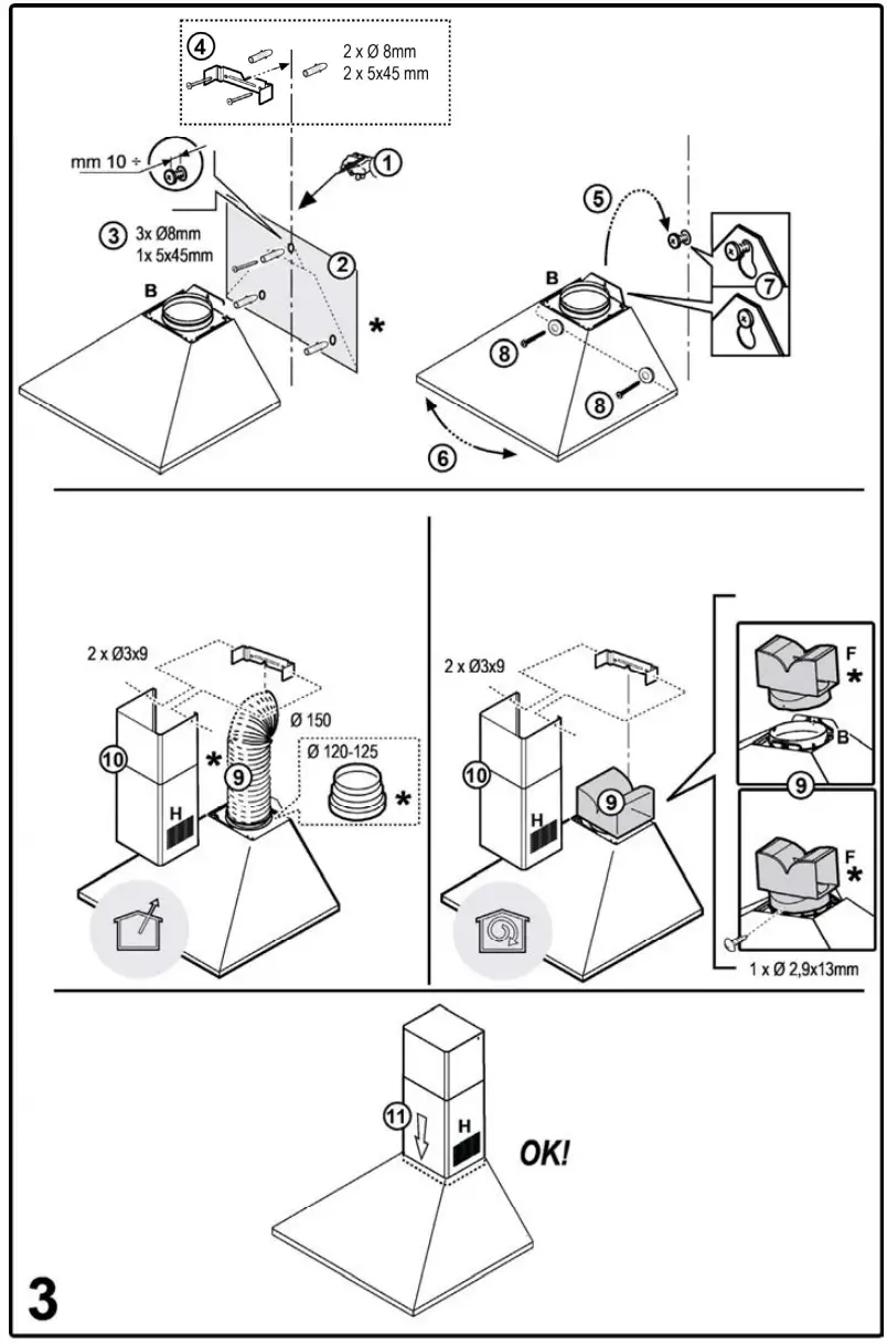 elica MISSY-LED-60 Chimney Cooker Hood - figure 2