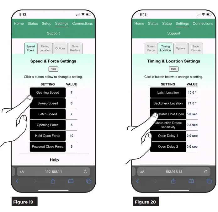 NORTON 6200 Series Full Feature Low Energy Operator Onboard or WiFi Smart Device - Figure 15
