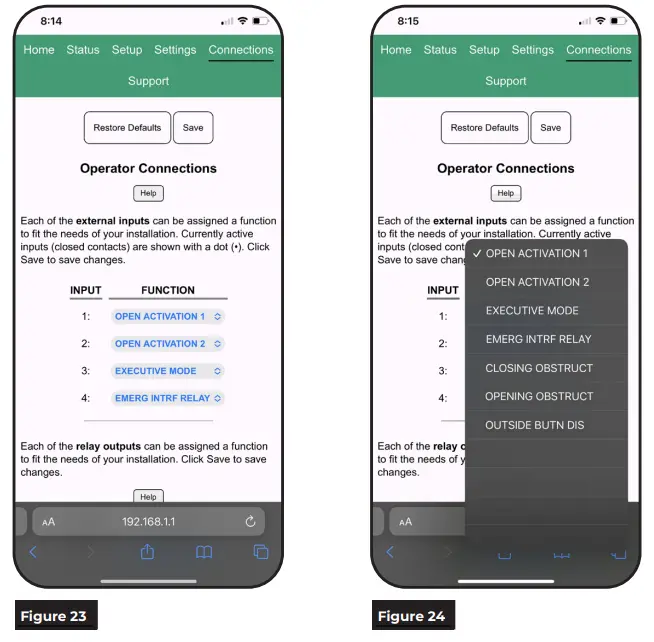 NORTON 6200 Series Full Feature Low Energy Operator Onboard or WiFi Smart Device - Figure 17