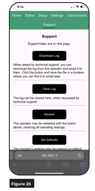 NORTON 6200 Series Full Feature Low Energy Operator Onboard or WiFi Smart Device - Figure 18
