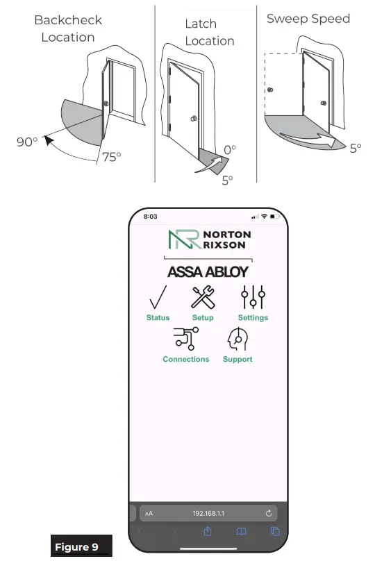 NORTON 6200 Series Full Feature Low Energy Operator Onboard or WiFi Smart Device - Figure 8