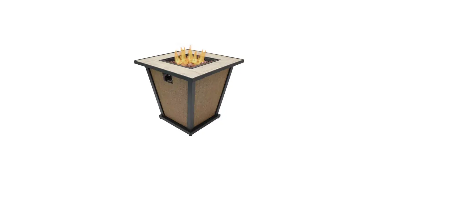 Sunnydaze Decor War-210 Reykir Propane Fire Pit Table Instructions