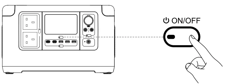 DEENO S1500 Portable Power Station - Shutdown