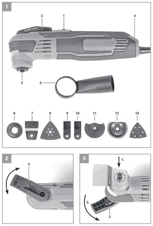 Einhell TE-MG 350 EQ Multifunction Tool - fig 1