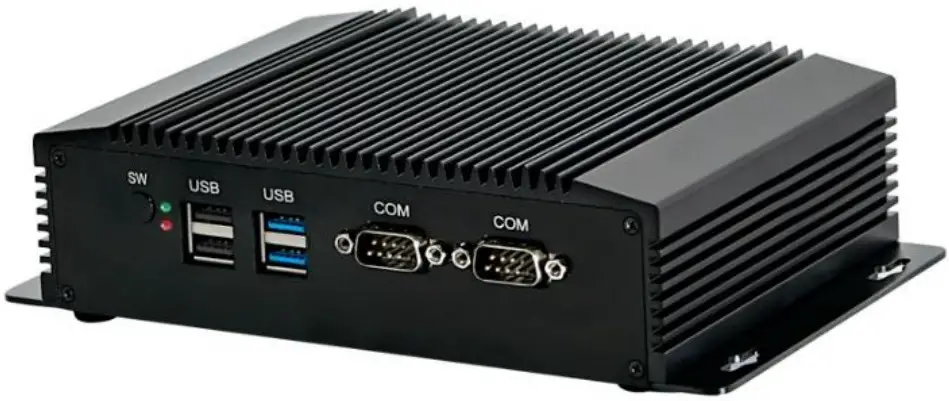 HUNSN IPC IM10 Series Qaud Core J4125 Processor Based Fanless Industrial Computer