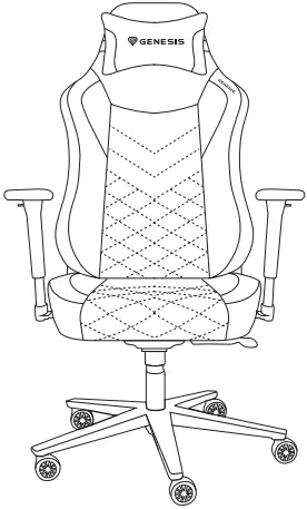 GENESIS Nitro 890 G2 Gaming Chair A0