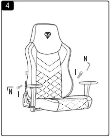 GENESIS Nitro 890 G2 Gaming Chair A4
