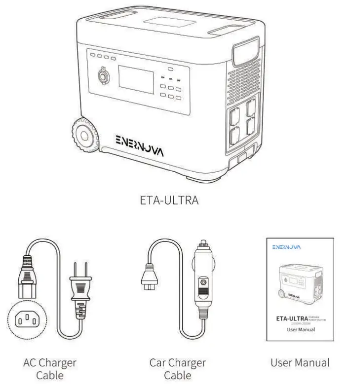 ENERNOVA ETA Ultra 2160Wh 2000W Portable Power Station - List
