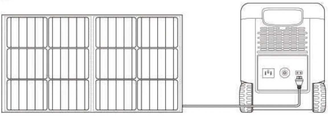 ENERNOVA ETA Ultra 2160Wh 2000W Portable Power Station - Solar charging