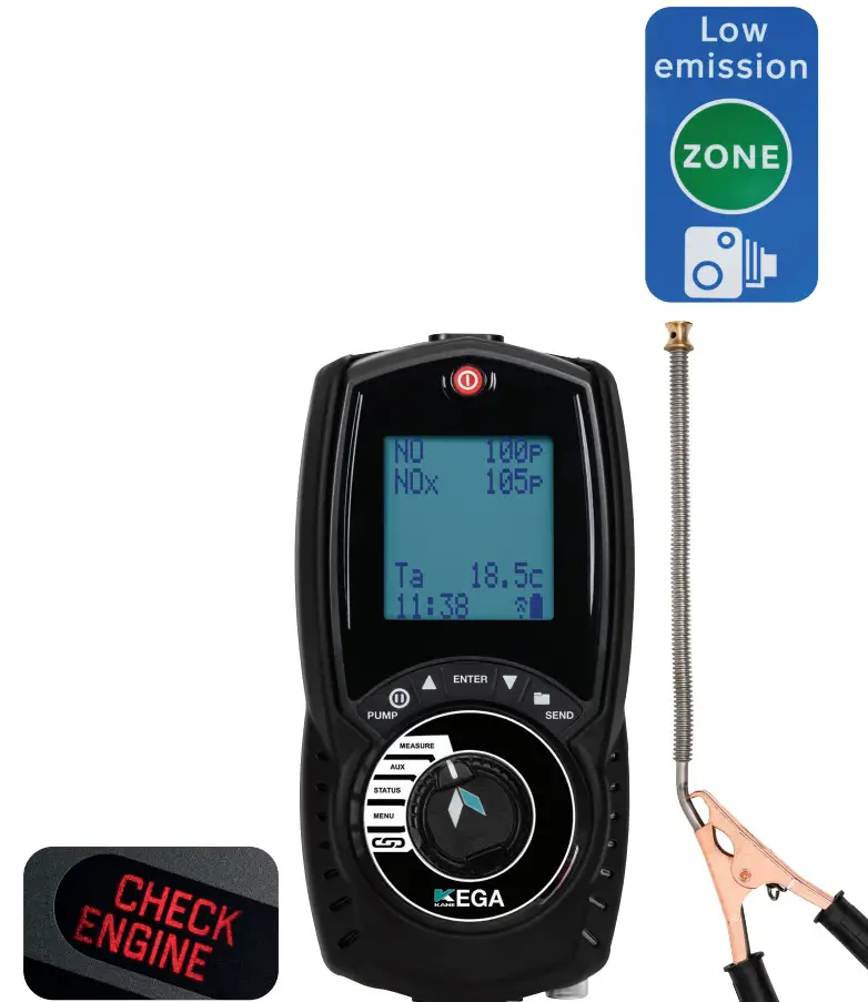 KANE-AUTO KANE-DPFTEST Diesel Particulate Filter Efficiency Tester - Exhaust