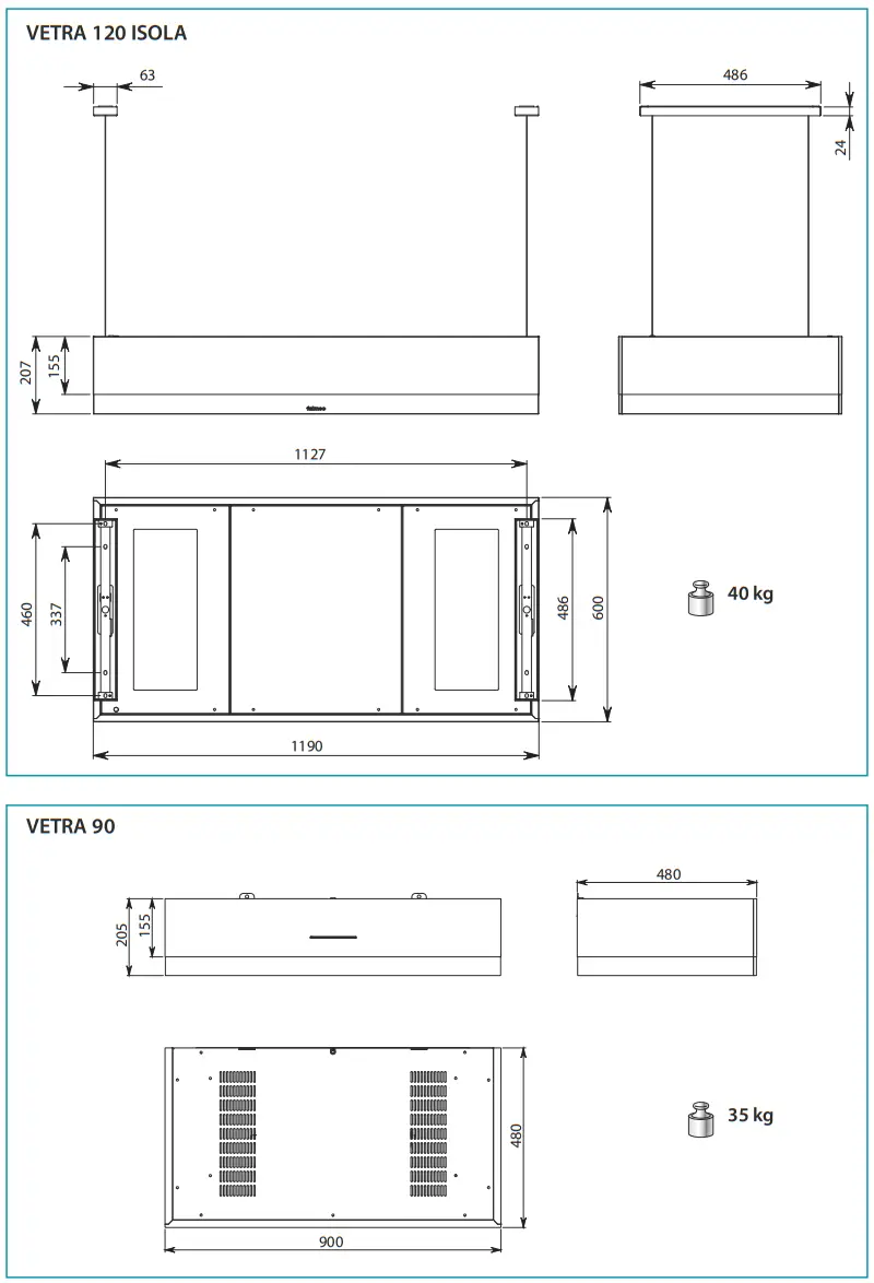 FALMEC VETRA2630 Hood Decorative - Fig 1