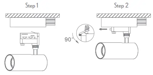 DOMUS Thor-35 LED Track Light - Fig1