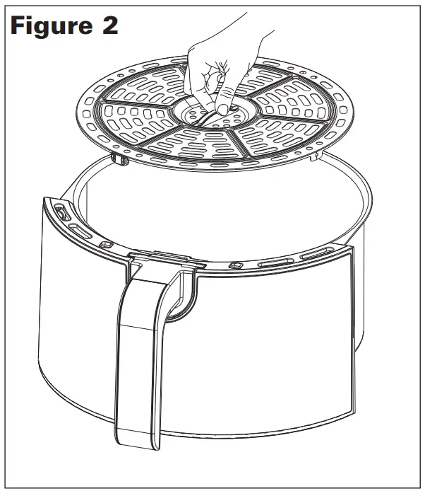 CRUX 17271 4.6 Qt Digital Air Fryer with Touchscreen - Figure 2