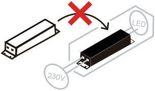 onninen OPAL CNH789 385LM IP20 Recessed LED Downlight - control gear
