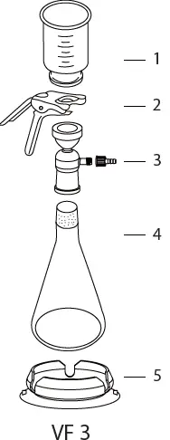 ROCKER VF 12 47 mm Glass Filtration Apparatus 05
