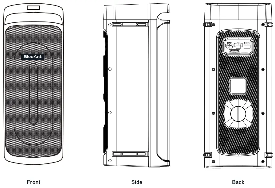 BlueAnt X6 Bluetooth Speaker - fig 2