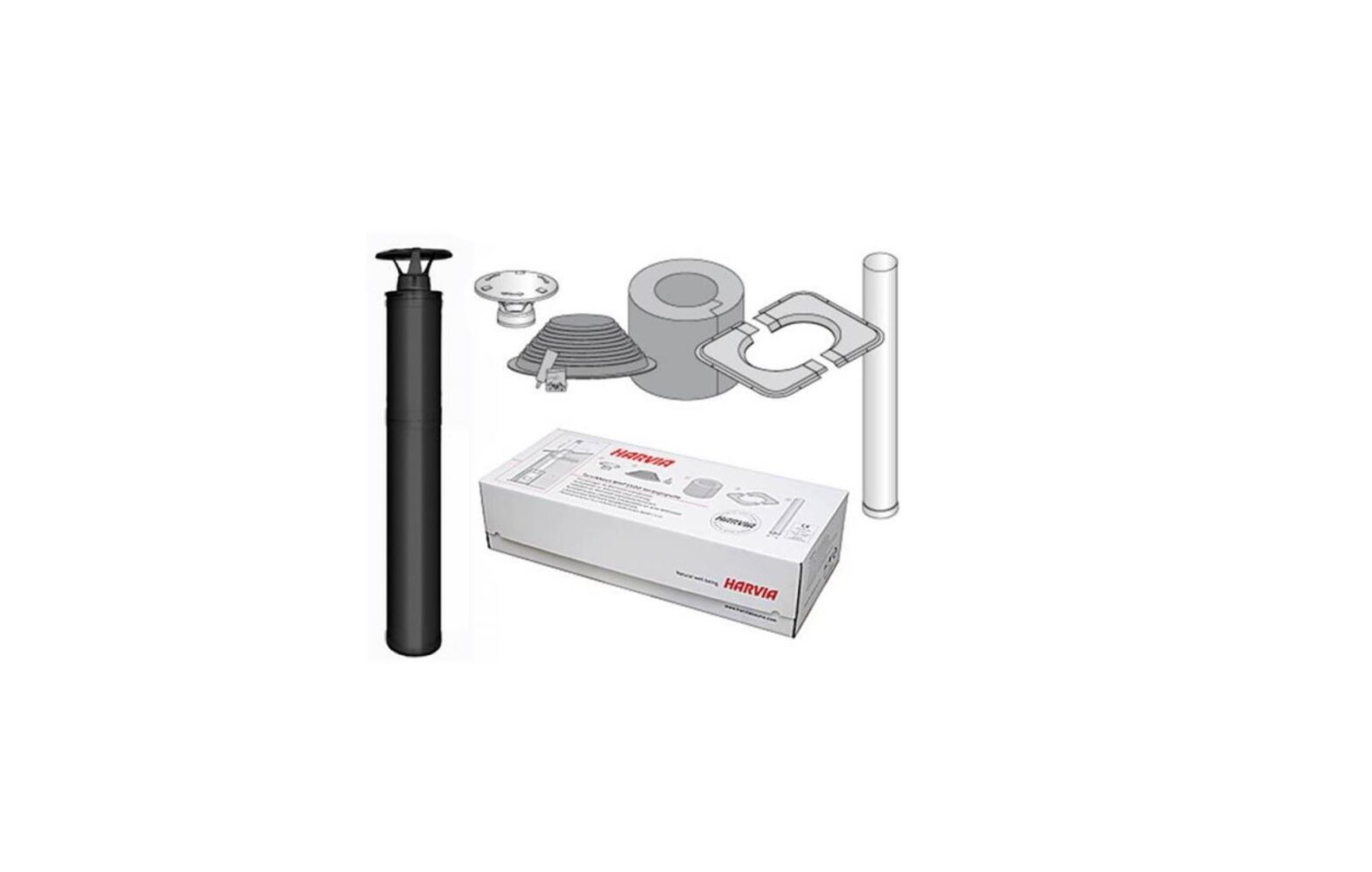 Harvia Whp1500 Sauna Wood Stove Chimney Kit Instruction Manual