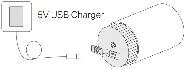 tp link Tapo C400S2 Smart Wire Free Security Camera System - Charge the Battery 2