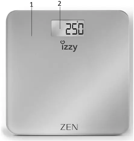 Izzy ZEN IZ-7006 Bathroom Scale A4