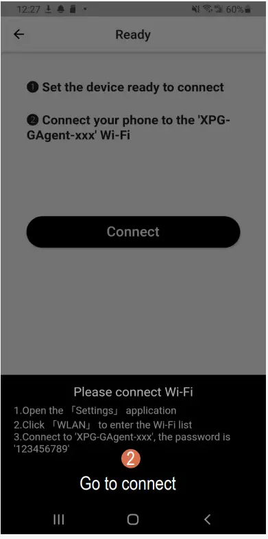 WiFi Thermostat Connection