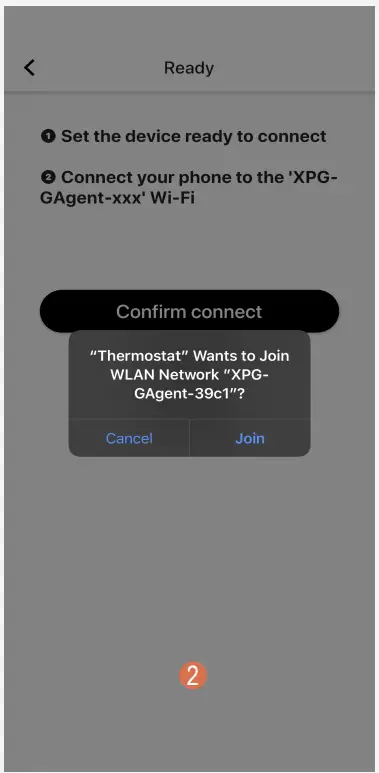 WiFi Thermostat Connection