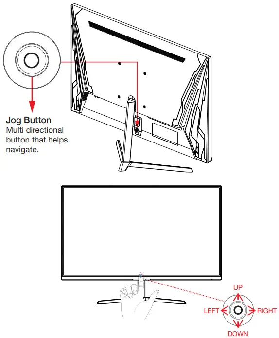 Pixio PX248PS Gaming Monitor - Control Panel
