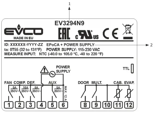 EVCO 144IF25TWXE414 EVlinking Wi-Fi Advanced Controllers - fig 6
