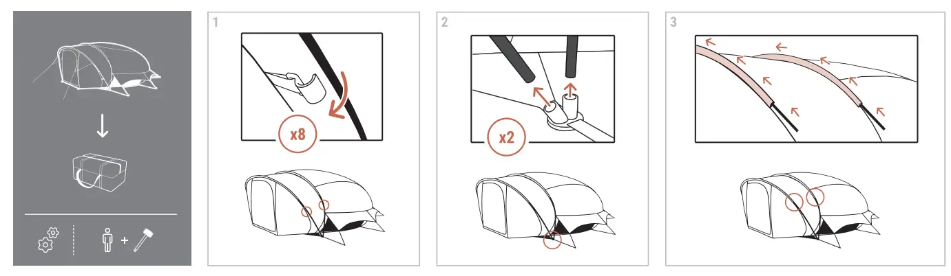 Decathlon-2-man-Camping-Bubble-Tent-AirSeconds-Skyview-Polycotton-06