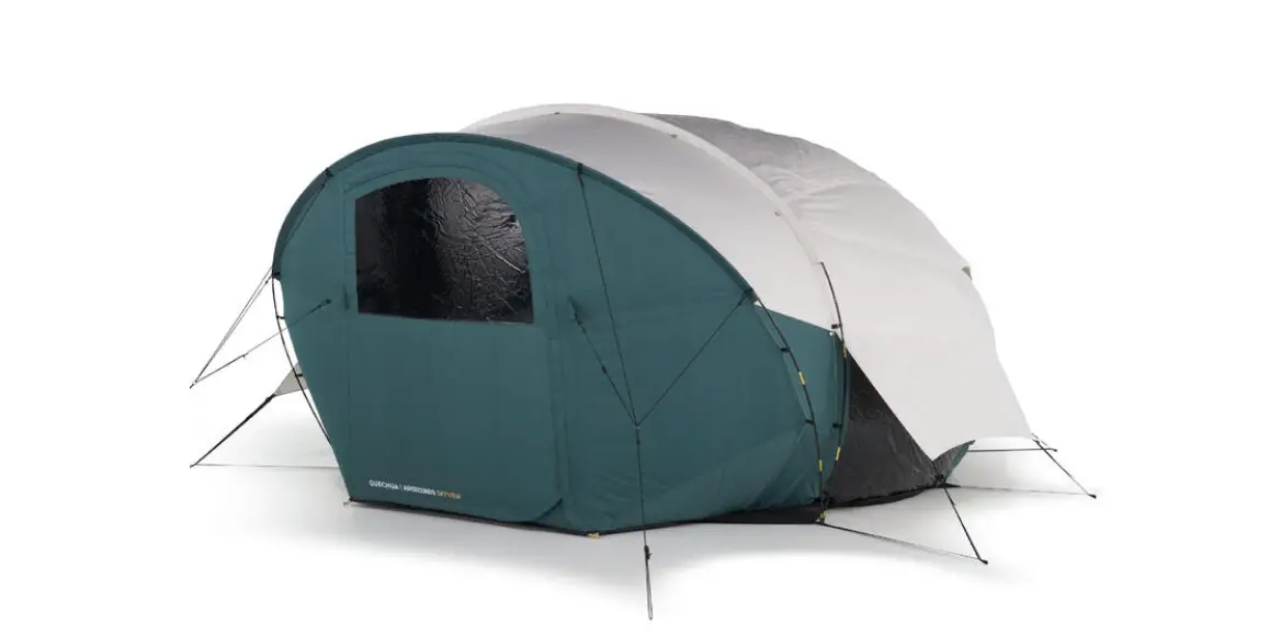 Decathlon 2 Man Camping Bubble Tent Airseconds Skyview Polycotton Instructions