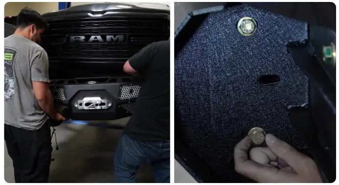 DV8 Off-Road FBDR1-05 Steel Front Winch Bumper - Fig 20