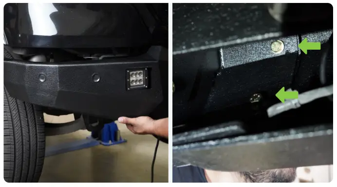 DV8 Off-Road FBDR1-05 Steel Front Winch Bumper - Fig 22