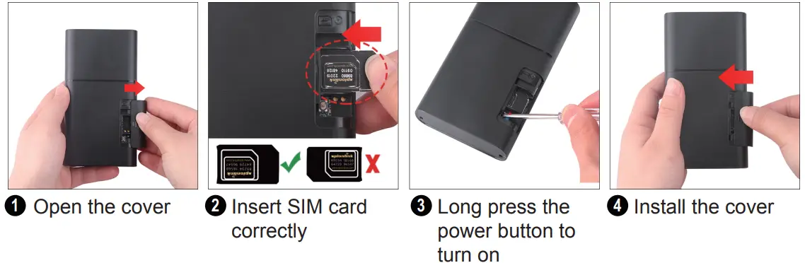 SIM Card installation