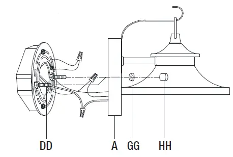 HAMPTON-BAY-HDP00833-Chartwell-1-Light-Small-Lantern-fig-8