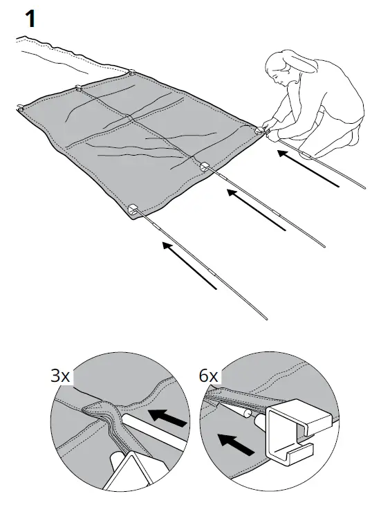 IKEA KURA Bed Tent 2