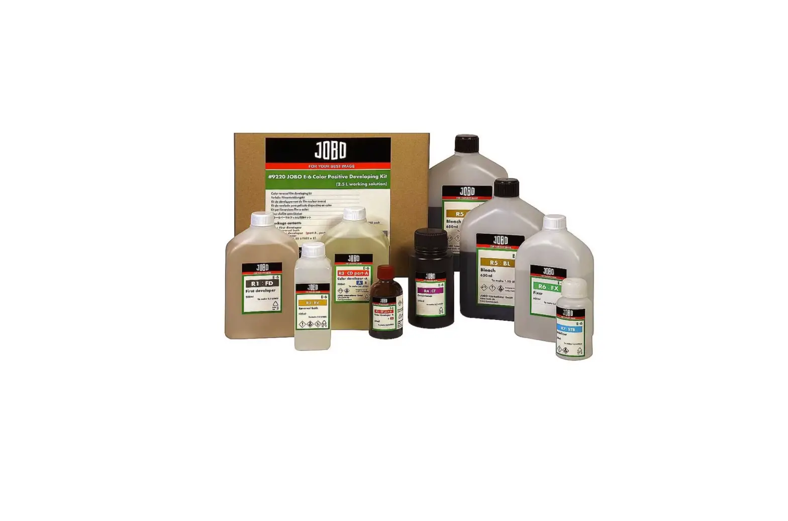 Jobo 9220 E-6 Color Positive Developing Kit Instruction Manual