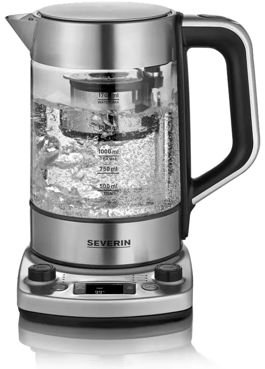 SEVERIN WK 3422 Professional Tea Maker with Automatic Lift Function