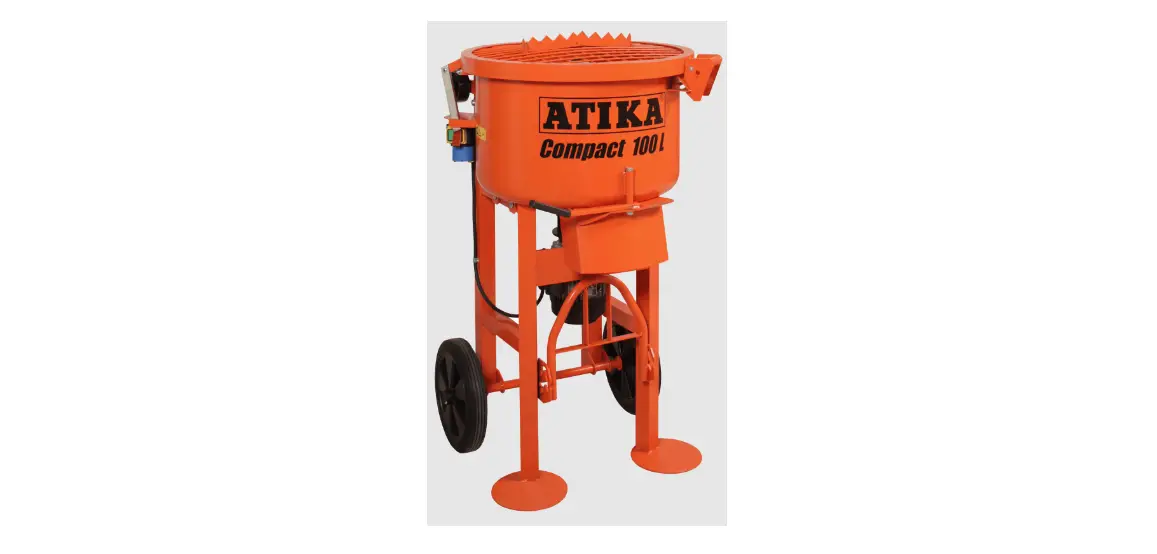 Atika Compact 100 Pan Mixer Instruction Manual