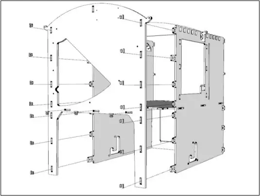 NESTERA Raised Chicken House Medium - b10