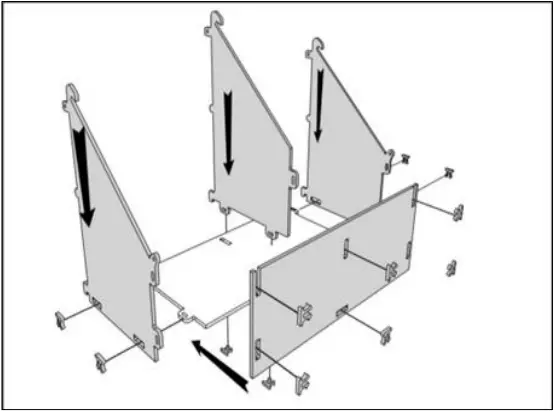 NESTERA Raised Chicken House Medium - b15