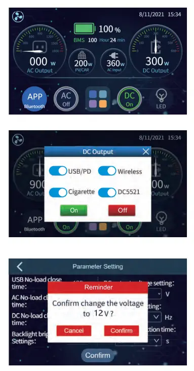 CETC S1800W Portable Power Station - Parameter3