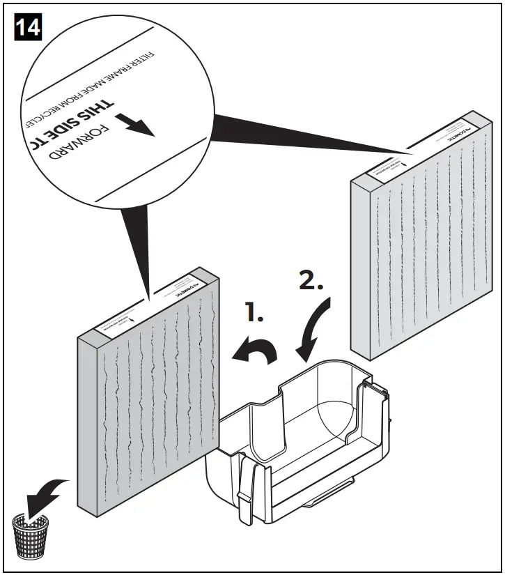 DOMETIC DRS2 Climate Control DRS - Changing the filter