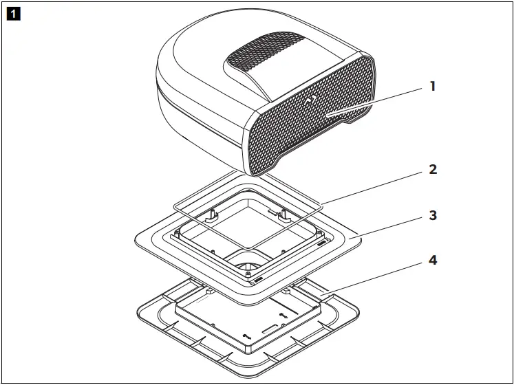 DOMETIC DRS2 Climate Control DRS - Scope of delivery