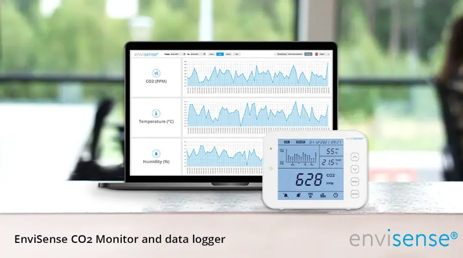 Envisense Co2 Monitor With Data Logger User Manual
