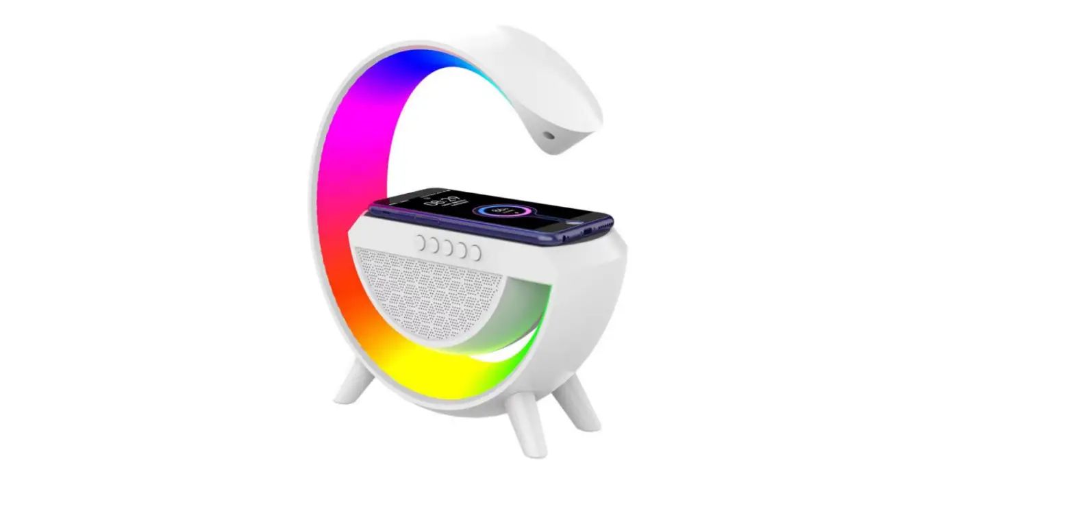 Global Sources Ysd-213 Rgb Table Lamp Bluetooth Speaker With Fast Wireless Charger Owner's Manual