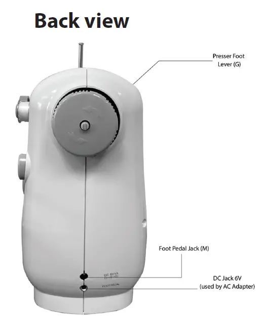DARTWOOD 251021 Mini Sewing Machine for Beginners and Kids 4