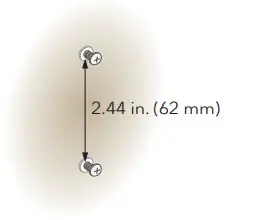 NETGEAR RBKWMB Orbi Wall Mounting Kit - hole