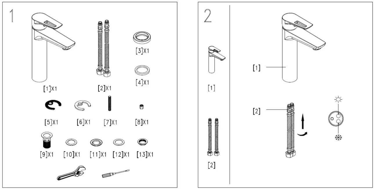 romstal 44KR0045 Sink Faucets Sink Faucet - fig1